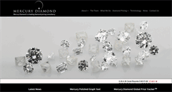 Desktop Screenshot of mercurydiamond.com