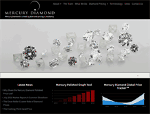 Tablet Screenshot of mercurydiamond.com